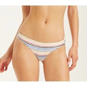 Billabong Gimme Sun Lowrider Bikini Bottom Full Coverage Striped Colorful L